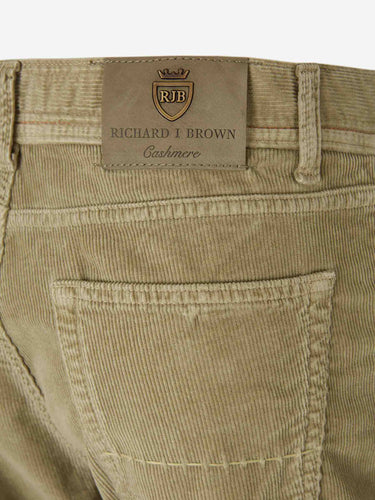 Richard J. Brown Hombre Barcelona Pantalones Pana Algodón color Verde sku 522-002947 03 - Foto 3