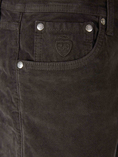 Richard J. Brown Hombre Barcelona Pantalones Slim Terciopelo color Marrón Oscuro sku 522-002948 01 - Foto 3