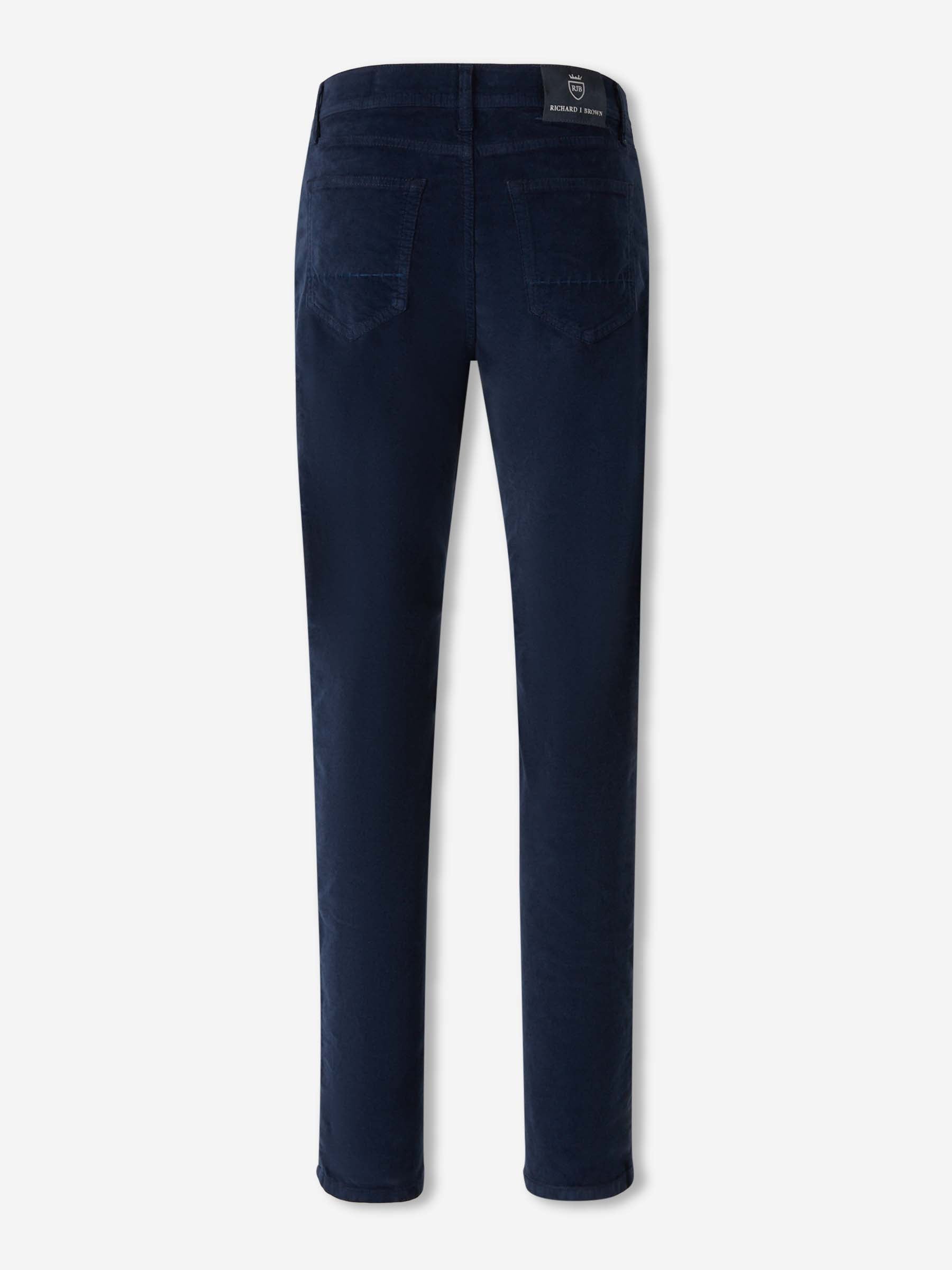 Richard J. Brown Hombre Barcelona Pantalones Slim Terciopelo color Azul Marino sku 522-002948 02 - Foto 2