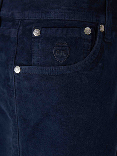 Richard J. Brown Hombre Barcelona Pantalones Slim Terciopelo color Azul Marino sku 522-002948 02 - Foto 3