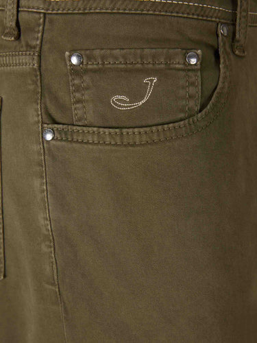 Jacob Cohën Hombre Barcelona Pantalones Rectos Bard color Verde sku 522-002953 04 - Foto 3