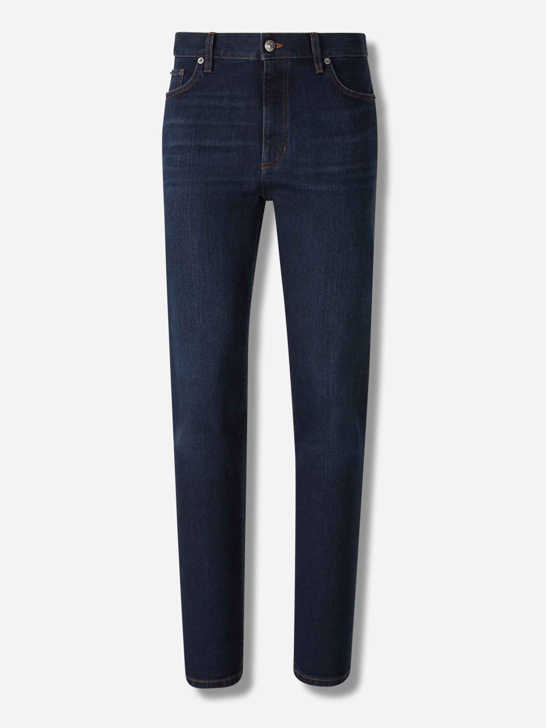 Zegna Hombre Barcelona Jeans Slim Roccia color Azul Denim Oscuro sku 522-002967 01 - Foto 1