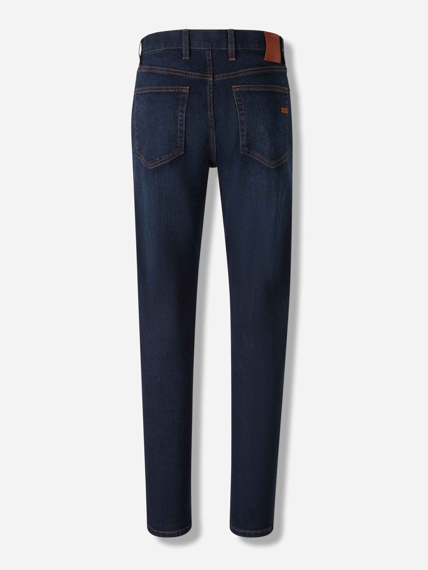 Zegna Hombre Barcelona Jeans Slim Roccia color Azul Denim Oscuro sku 522-002967 01 - Foto 2