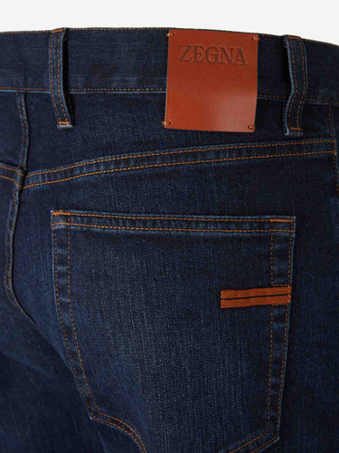 Zegna Hombre Barcelona Jeans Slim Roccia color Azul Denim Oscuro sku 522-002967 01 - Foto 4