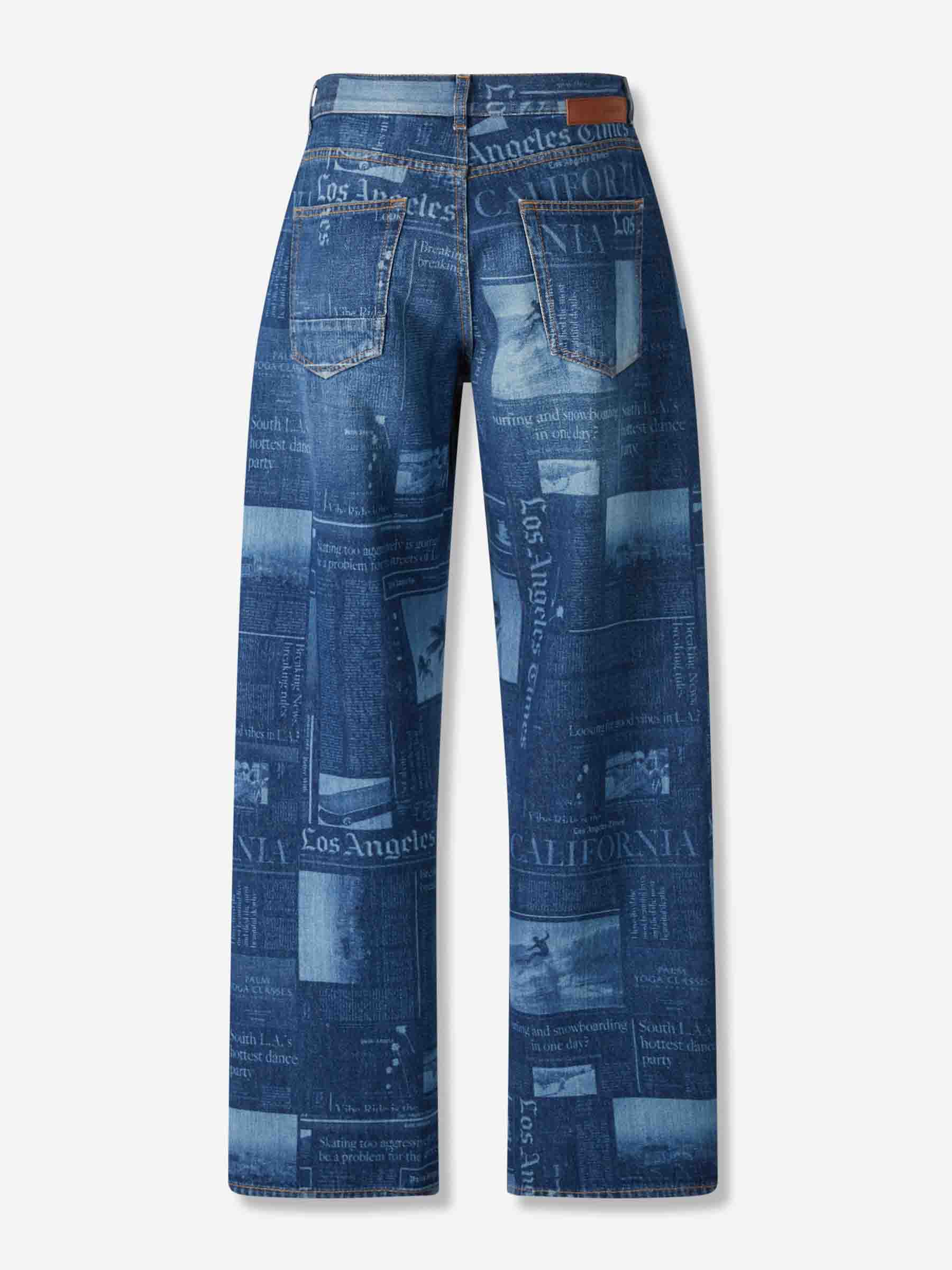 Palm Angels Hombre Barcelona Jeans News Loose color Azul Denim sku 522-002969 01 - Foto 2