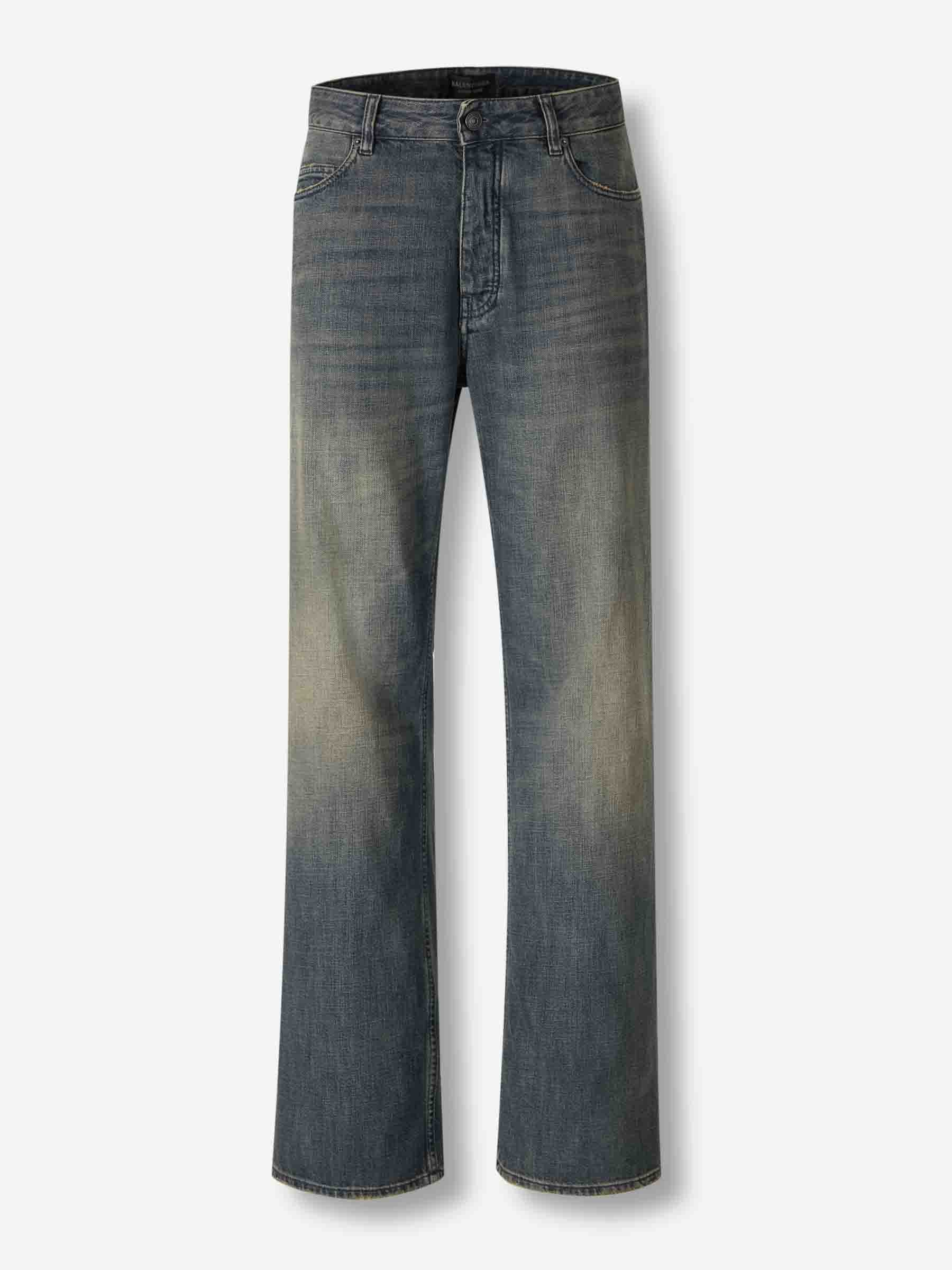 Balenciaga Hombre Barcelona Jeans Anchos color Negro sku 522-002973 02 - Foto 1