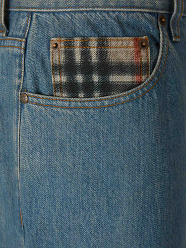 Burberry Hombre Barcelona Jeans Rectos color Azul Denim Claro sku 522-002975 01 - Foto 3