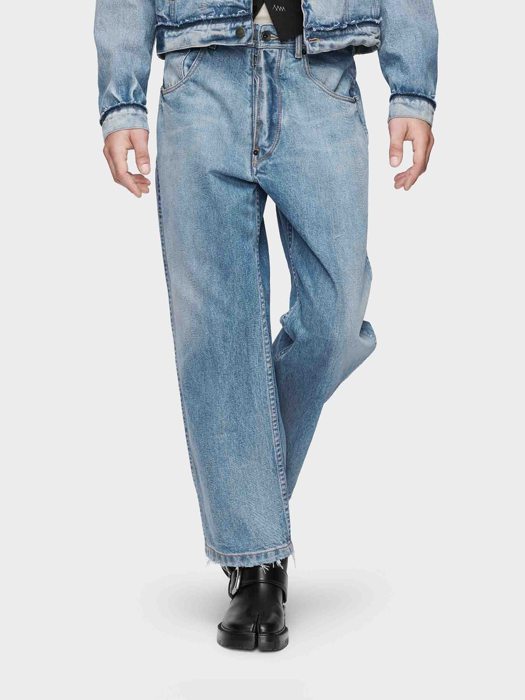 Maison Margiela Hombre Barcelona Jeans Rectos Cropped color Azul Denim sku 522-002980 01 - Foto 2