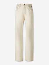 Rhude Hombre Barcelona Jeans Rectos Algodón color Crema sku 522-002982 01 - Foto 1