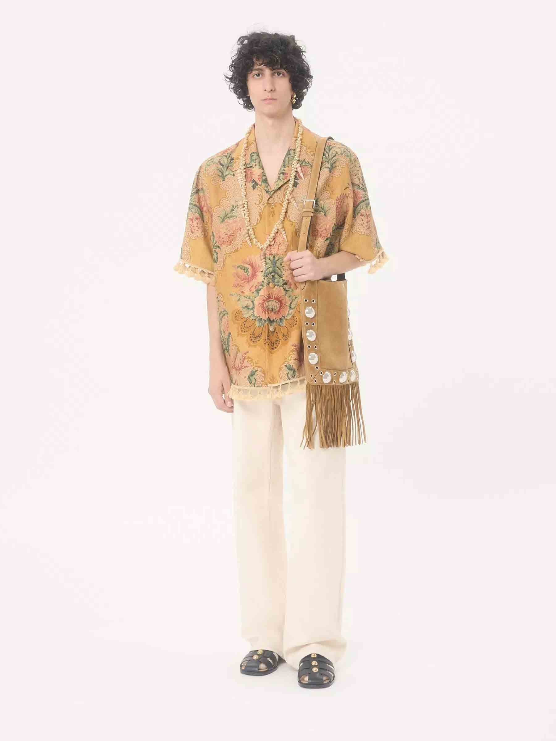 Valentino Hombre Barcelona Jeans Rectos Anchos color Marfil sku 522-002983 01 - Foto 2