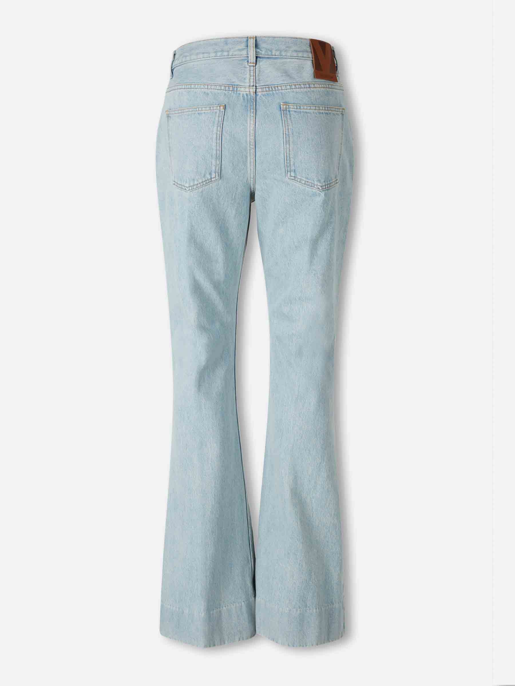 Valentino Hombre Barcelona Jeans Flared Algodón color Azul Denim sku 522-002984 01 - Foto 2