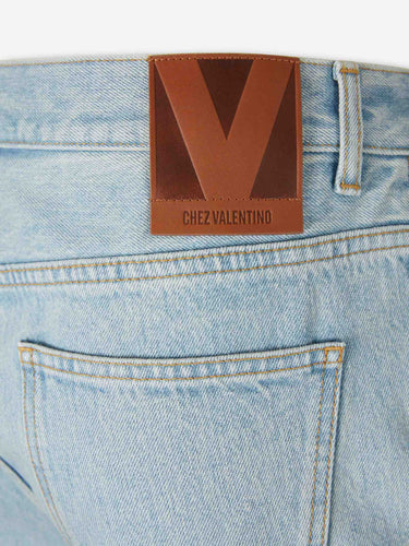 Valentino Hombre Barcelona Jeans Flared Algodón color Azul Denim sku 522-002984 01 - Foto 4