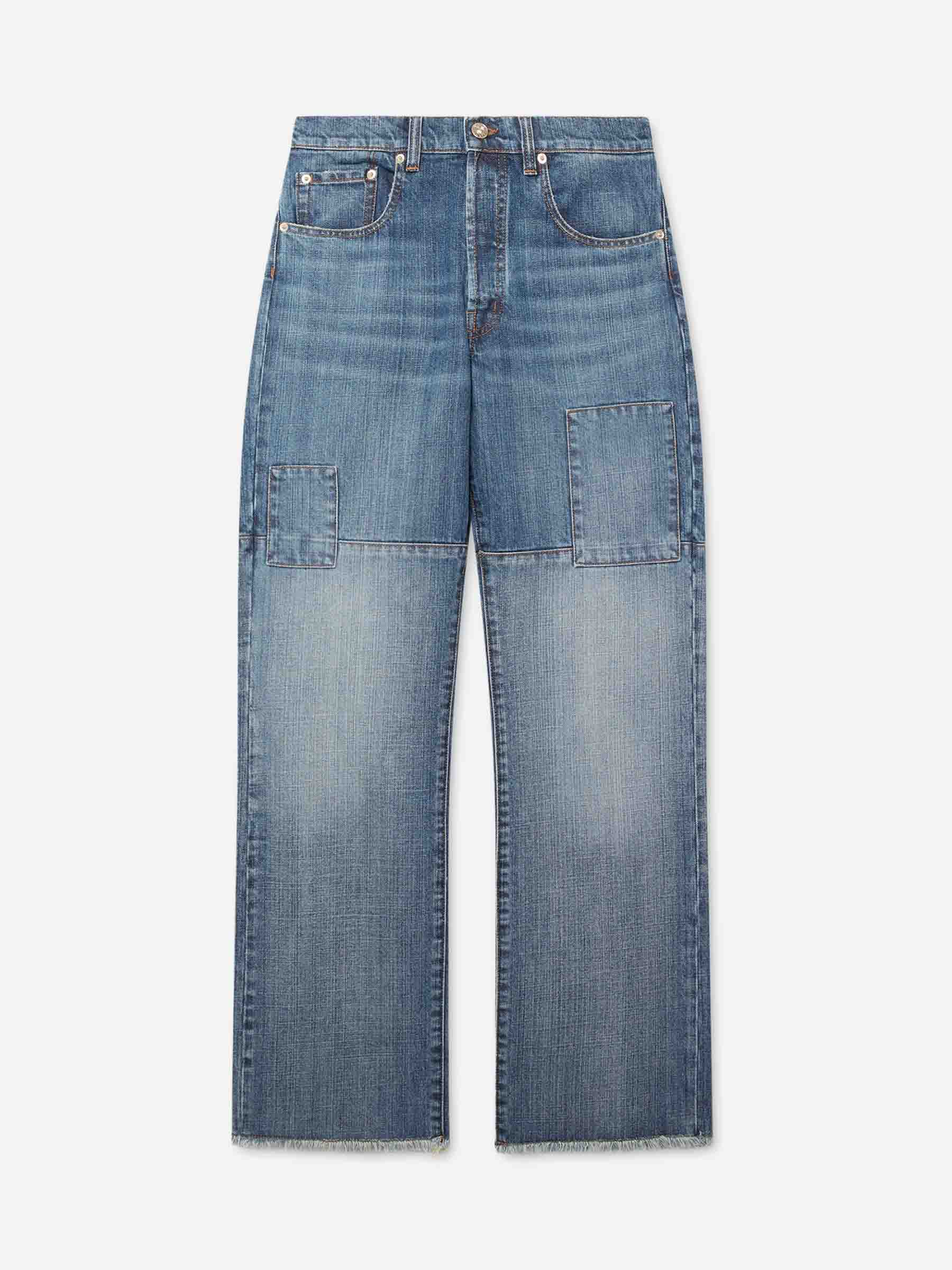 Wales Bonner Hombre Barcelona Jeans Rectos Algodón color Azul Denim Oscuro sku 522-002985 01 - Foto 1