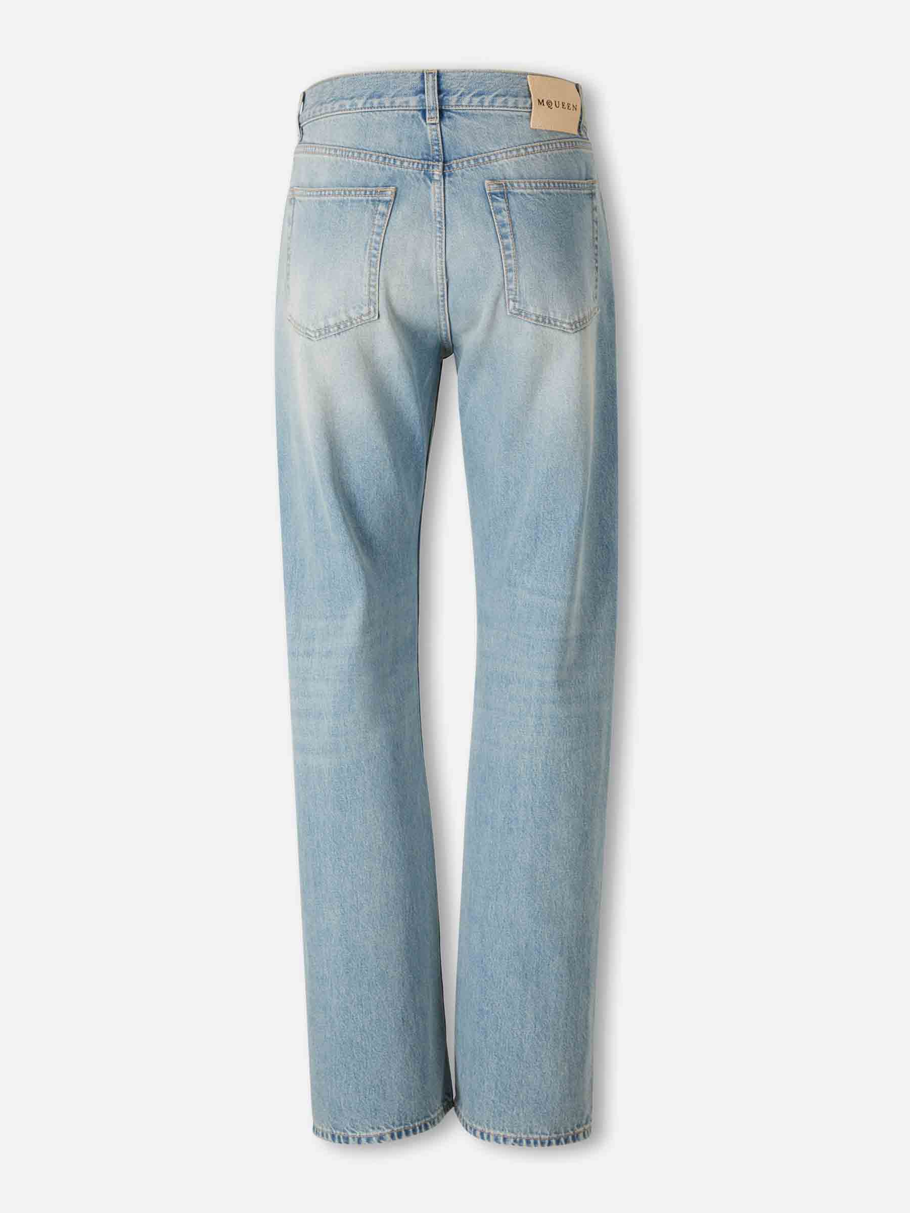McQueen Hombre Barcelona Jeans Rectos Casual color Azul Denim sku 522-002988 00 - Foto 2