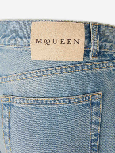 McQueen Hombre Barcelona Jeans Rectos Casual color Azul Denim sku 522-002988 00 - Foto 4