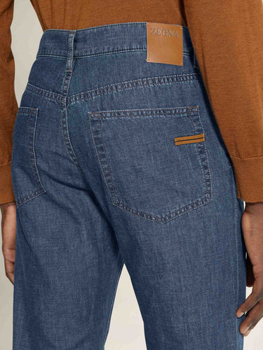Zegna Hombre Barcelona Jeans Roccia color Azul Denim sku 522-002992 01 - Foto 5