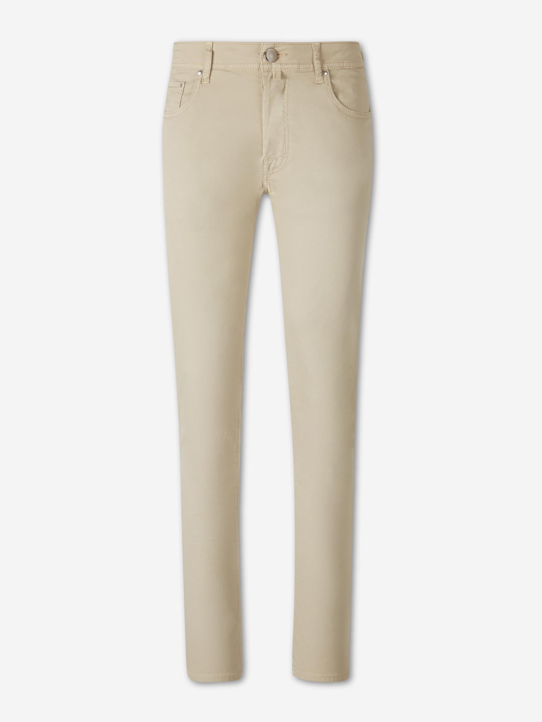 Jacob Cohën Hombre Barcelona Pantalones Rectos Bard color Beige sku 522-003004 04 - Foto 1