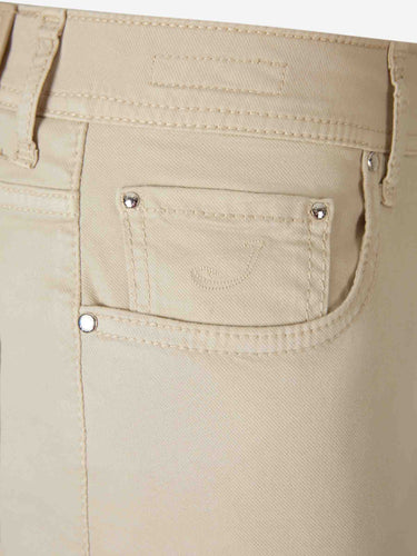 Jacob Cohën Hombre Barcelona Pantalones Rectos Bard color Beige sku 522-003004 04 - Foto 3