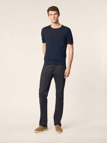 Jacob Cohën Hombre Barcelona Pantalones Rectos Bard color Azul Noche sku 522-003004 05 - Foto 2