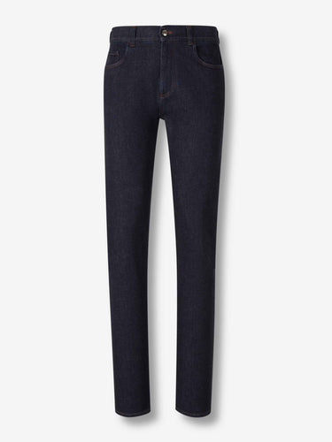 Canali Hombre Barcelona Jeans Rectos Regular color Azul Denim Oscuro sku 522-003005 01 - Foto 1