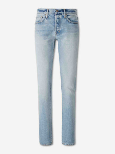 Tom Ford Hombre Barcelona Jeans Slim color Azul Denim Claro sku 522-003007 01 - Foto 1