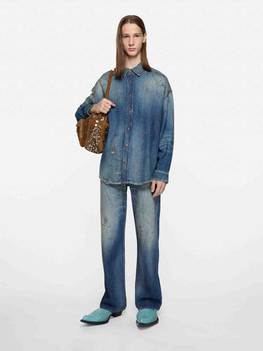 Acne Studios Hombre Barcelona Jeans Rectos 2021 color Azul Denim sku 522-003009 01 - Foto 2
