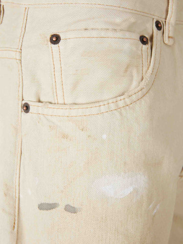 Acne Studios Hombre Barcelona Jeans Rectos Regular color Crema sku 522-003011 01 - Foto 3