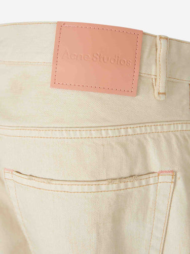 Acne Studios Hombre Barcelona Jeans Rectos Regular color Crema sku 522-003011 01 - Foto 4