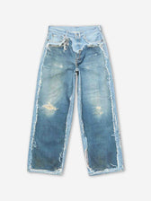 Acne Studios Hombre Barcelona Jeans Trompe L'oeil color Azul Denim sku 522-003012 01 - Foto 1