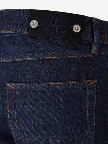 Stone Island Hombre Barcelona Jeans Rectos Algodón color Azul Denim Oscuro sku 522-003023 01 - Foto 4