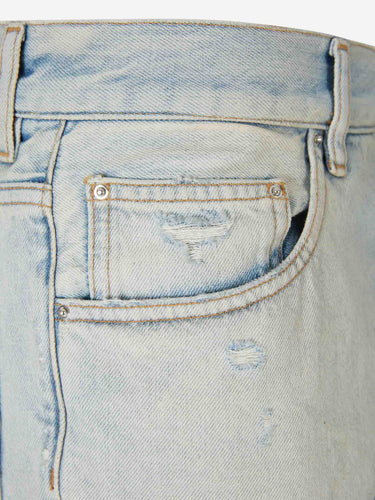 Amiri Hombre Barcelona Jeans Straight Flare color Azul Denim Claro sku 522-003025 01 - Foto 3