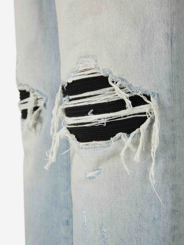 Amiri Hombre Barcelona Jeans Straight Flare color Azul Denim Claro sku 522-003025 01 - Foto 4