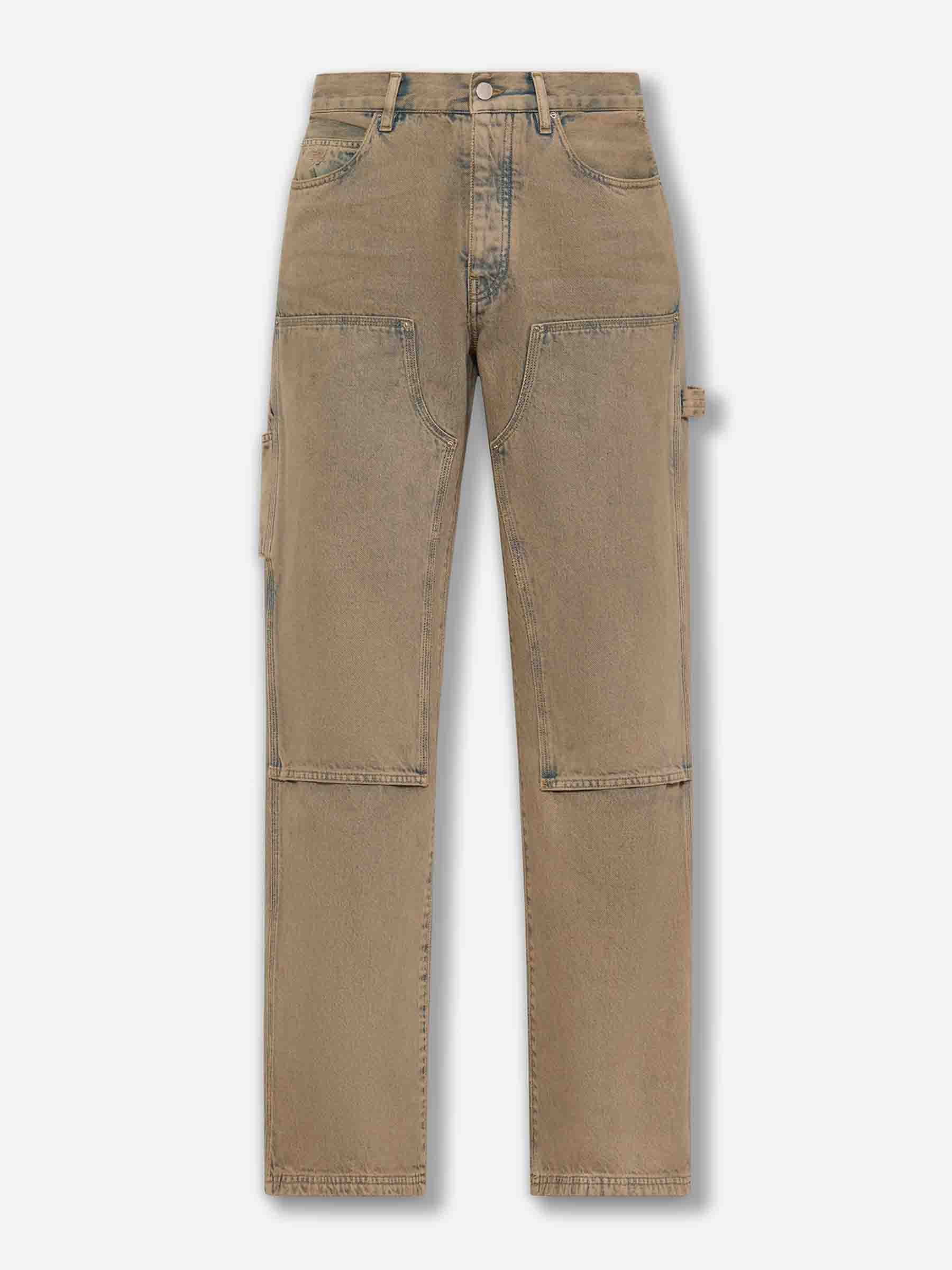 Amiri Hombre Barcelona Jeans Carpenter Rectos color Camel sku 522-003026 01 - Foto 1