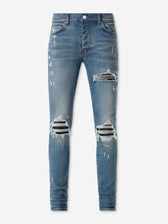 Amiri Hombre Barcelona Jeans Skinny Rotos color Azul Denim Oscuro sku 522-003030 01 - Foto 1