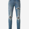 Amiri Hombre Barcelona Jeans Skinny Rotos color Azul Denim Oscuro sku 522-003030 01 - Foto 1