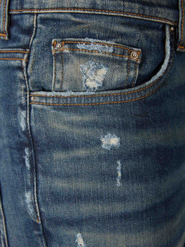 Amiri Hombre Barcelona Jeans MX1 color Azul Denim Oscuro sku 522-003030 03 - Foto 3