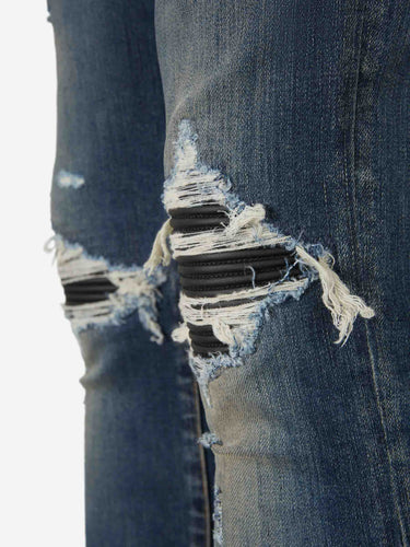 Amiri Hombre Barcelona Jeans MX1 color Azul Denim Oscuro sku 522-003030 03 - Foto 4