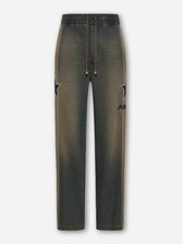 Amiri Hombre Barcelona Pantalones Deportivos Worn Slate color Gris Antracita sku 522-003032 01 - Foto 1
