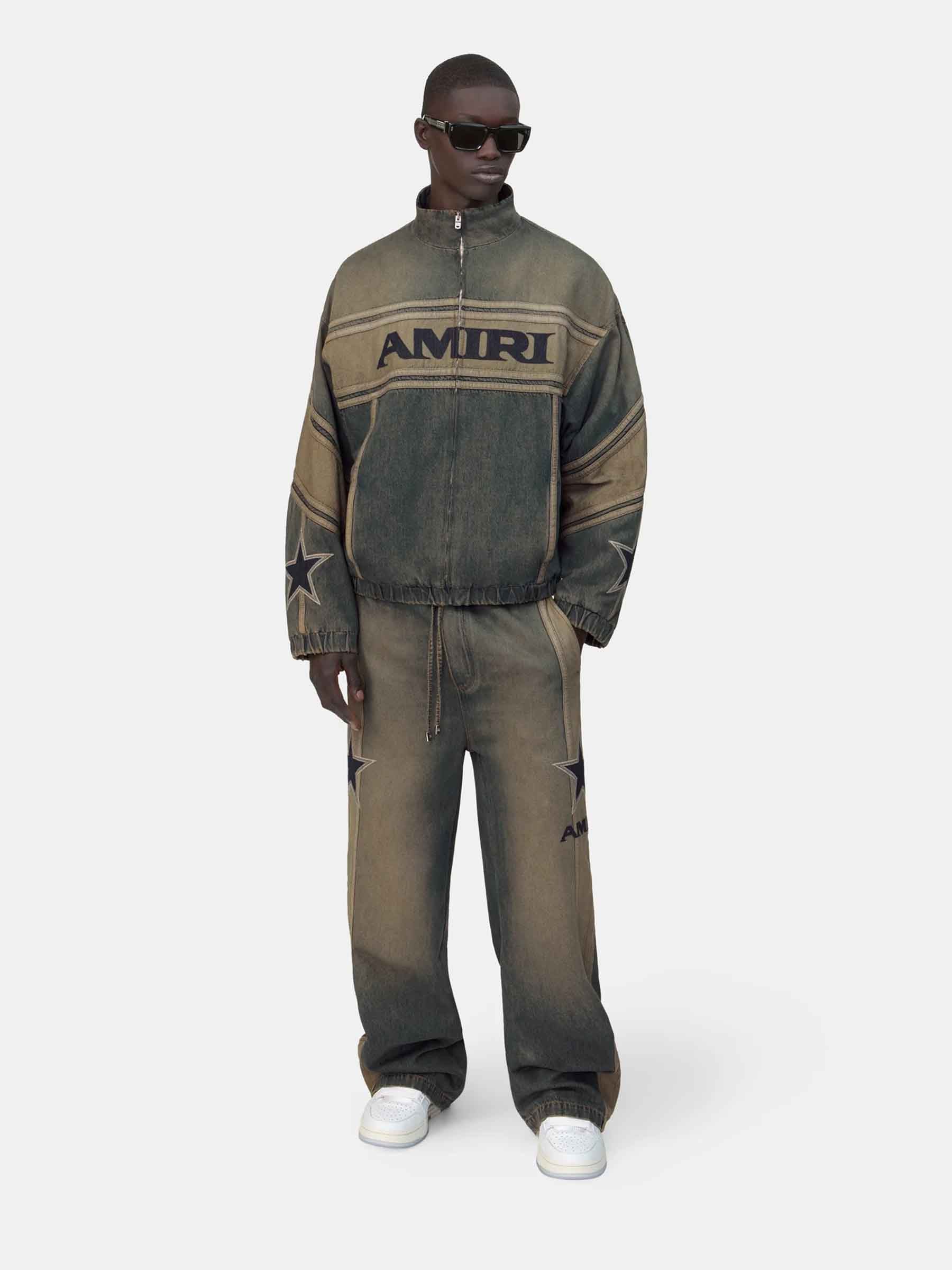 Amiri Hombre Barcelona Pantalones Deportivos Worn Slate color Gris Antracita sku 522-003032 01 - Foto 2