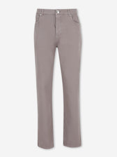 Brunello Cucinelli Hombre Barcelona Pantalones Rectos Algodón color Taupe sku 522-003038 01 - Foto 1