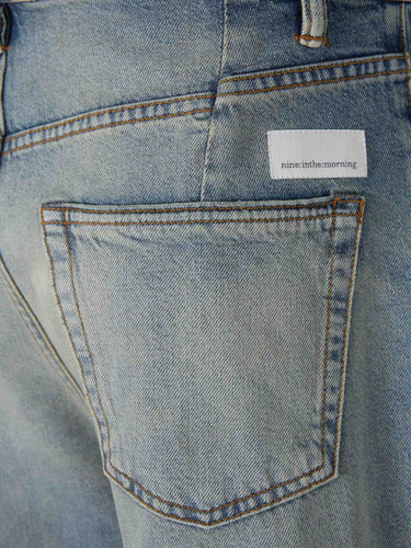 Nine in the morning Hombre Barcelona Jeans Anchos color Azul Denim sku 522-003040 01 - Foto 4