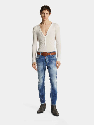 Dsquared2 Hombre Barcelona Jeans Skater color Azul Denim sku 522-003049 01 - Foto 2