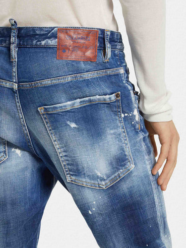 Dsquared2 Hombre Barcelona Jeans Skater color Azul Denim sku 522-003049 01 - Foto 4