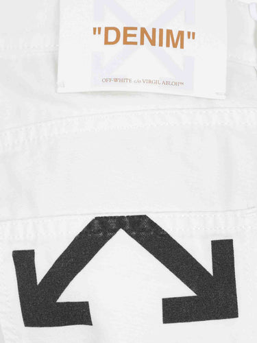 Off-White Hombre Barcelona Jeans Rectos Logo color Blanco sku 522-003060 01 - Foto 3