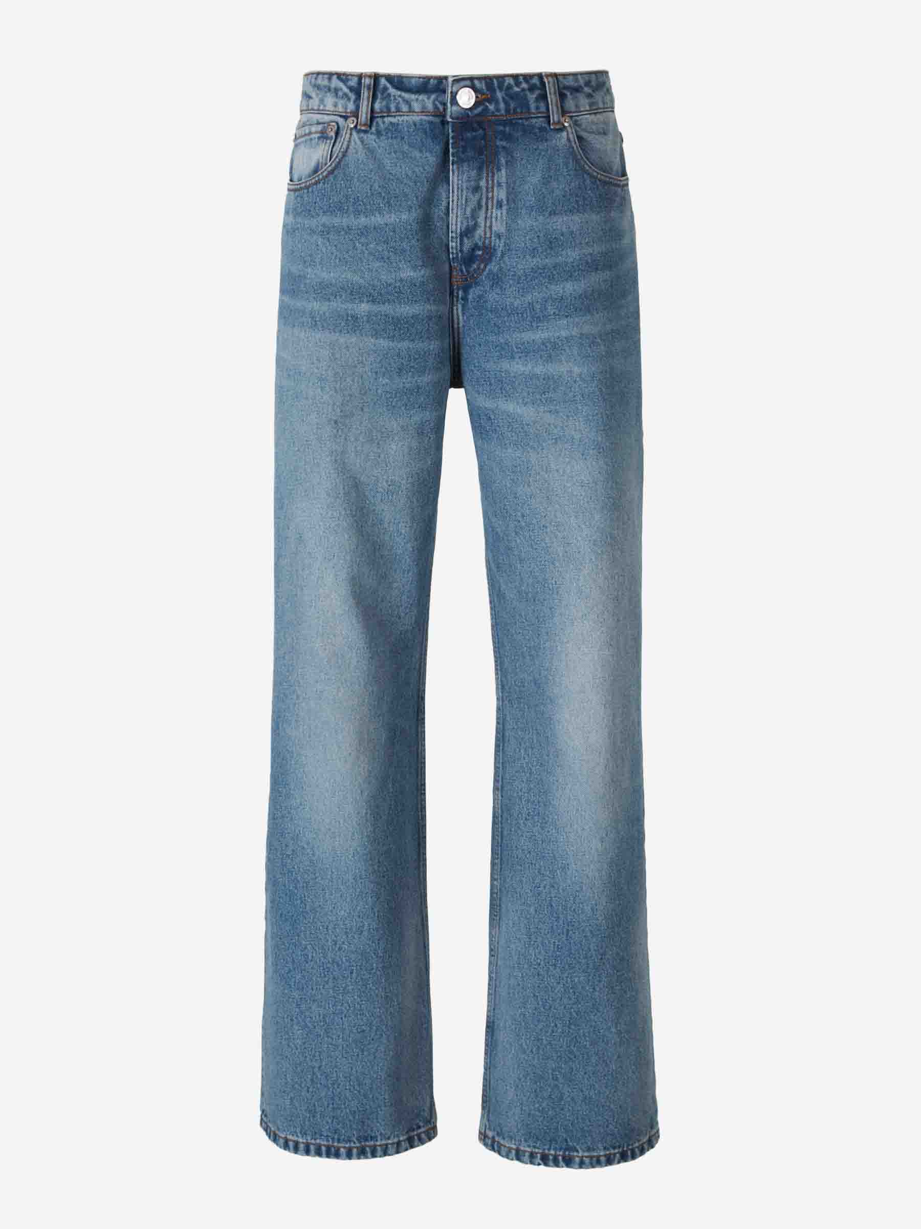 Ami Paris Hombre Barcelona Jeans Wide Leg color Azul Denim sku 522-003061 01 - Foto 1