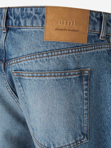 Ami Paris Hombre Barcelona Jeans Wide Leg color Azul Denim sku 522-003061 01 - Foto 4