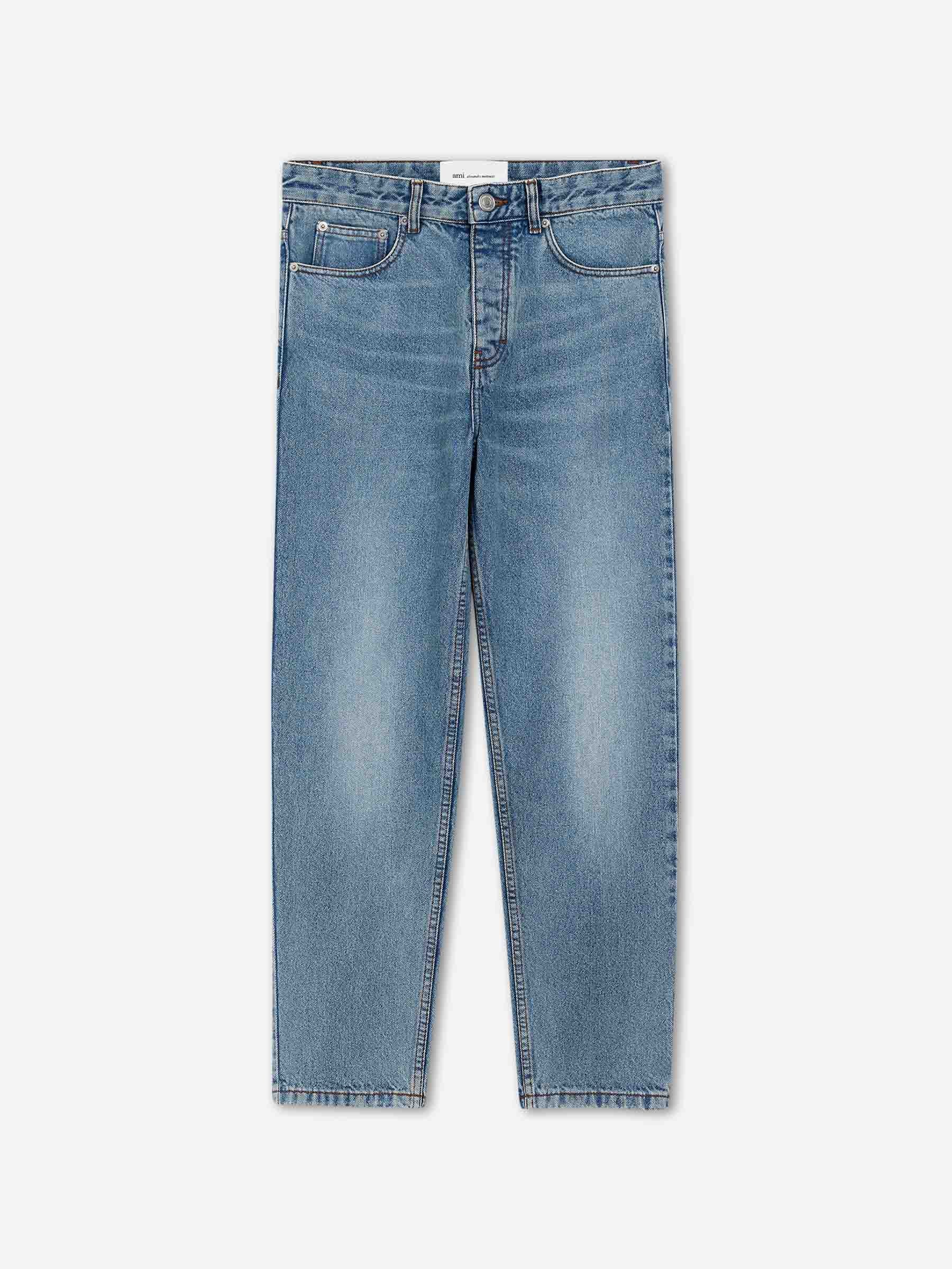 Ami Paris Hombre Barcelona Jeans Rectos Algodón color Azul Denim sku 522-003062 01 - Foto 1