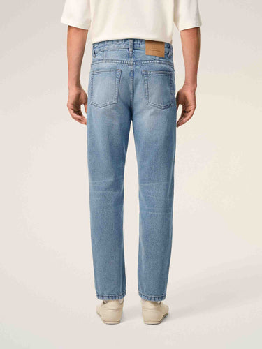 Ami Paris Hombre Barcelona Jeans Rectos Algodón color Azul Denim sku 522-003062 01 - Foto 3