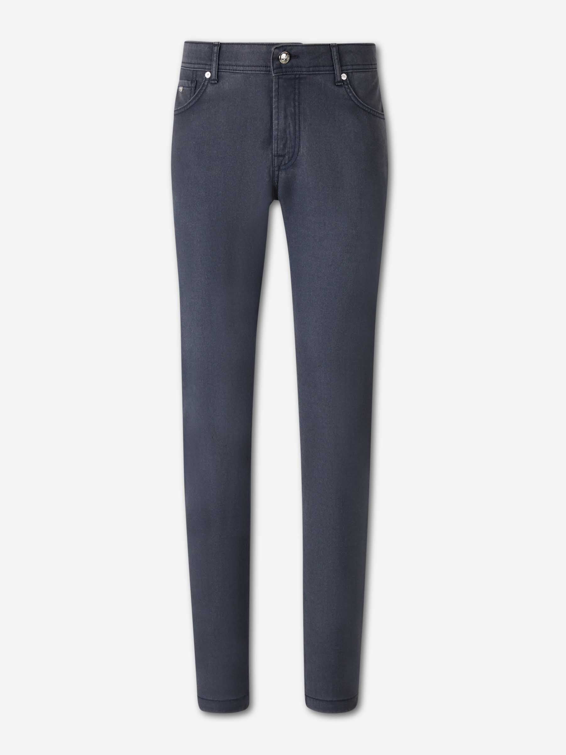 Marco Pescarolo Hombre Barcelona Pantalones Rectos Lana color Azul Marino sku 522-003069 01 - Foto 1