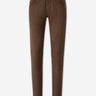 Marco Pescarolo Hombre Barcelona Pantalones Rectos Lana color Marrón Oscuro sku 522-003069 02 - Foto 1